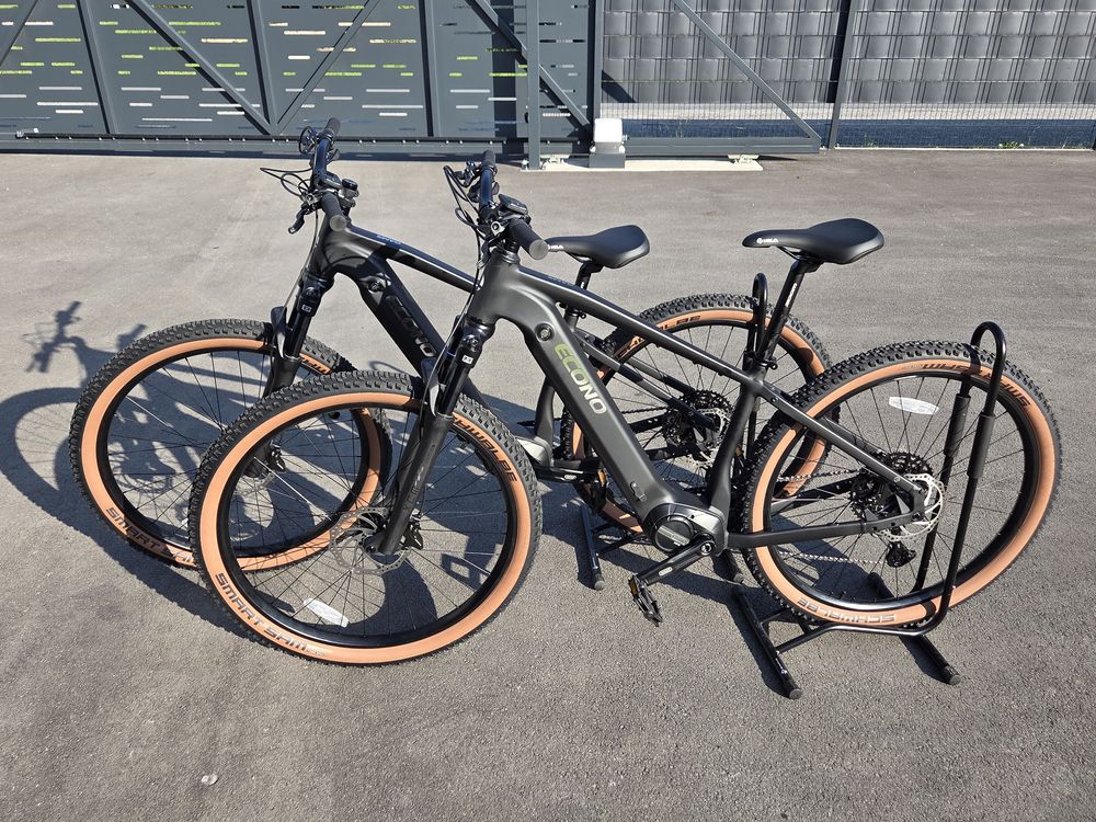 ECONO Gams, dve električni gorski kolesi s hardtail okvirjem